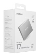Dysk zewnętrzny SSD Samsung T7 Resurrected 2TB Srebrny