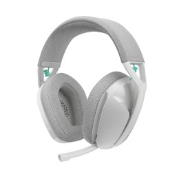 Logitech G G321 LIGHTSPEED Zestaw słuchawkowy Bezprzewodowy Opaska na głowę Gaming USB Type-C Bluetooth Biały