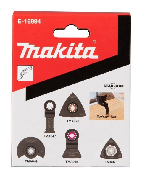 Makita MT zestaw do renowacji 5 sztuk TMA047/49/65/73/78