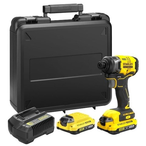 Stanley SFMCF810D2K-QW wkrętak zasilany/zakrętark udarowy 2800 RPM Czarny, Żółty