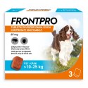 FRONTPRO Tabletki na pchły i kleszcze dla psa (>10-25 kg) - 3x 68mg