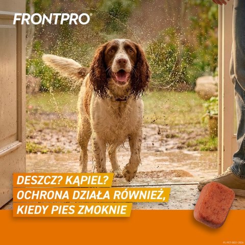 FRONTPRO Tabletki na pchły i kleszcze dla psa (>10-25 kg) - 3x 68mg