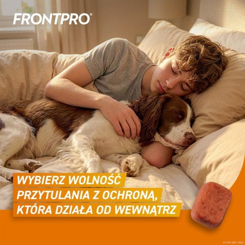 FRONTPRO Tabletki na pchły i kleszcze dla psa (>10-25 kg) - 3x 68mg
