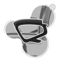 Fotel gamingowy dla dziecka Huzaro HZ-Ranger 1.0 Grey Mesh, szaro-czarny