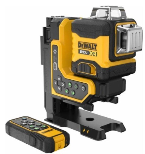 Poziomica laserowa akumulatorowa Dewalt DCLE34035B 18v xr 3x360 zielony laser sterowany pilotem