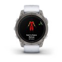 Zegarek sportowy Garmin Epix Pro Gen 2 Sapphire 47mm Titanium Whitestone