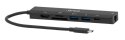 CLUB3D CSV-2553 huby i koncentratory USB Type-C 5000 Mbit/s Czarny