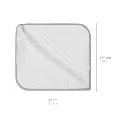 Podkładka grzejna Medisana HU 666 odłączany przewód | 3 poziomy ciepła | 1500 x 800 mm | biały