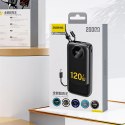 Powerbank 20000 mAh K13Pro USB-A USB-C z kablami USB-C iPhone Lightning - czarny