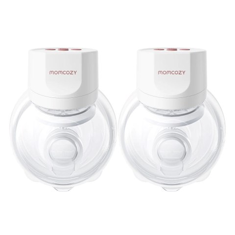 MOMCOZY S12 PRO+ noszony laktator biały - podwójny zestaw