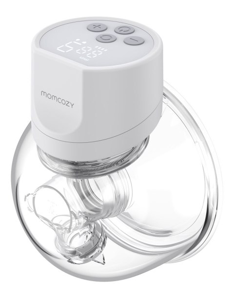 MOMCOZY S12 Pro - noszony laktator, biały, zestaw podwójny 180ml