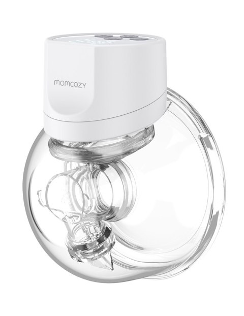 MOMCOZY S12 Pro - noszony laktator, biały, zestaw podwójny 180ml