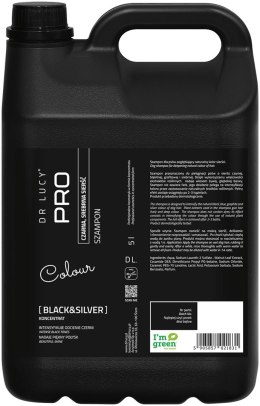 Szampon poprawiający kolor dla psów o czarnej i srebrnej sierści Dr Lucy Pro Black&Silver - 5 l