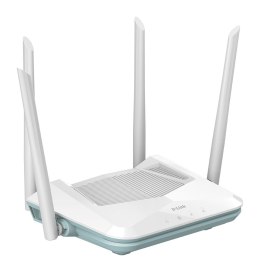 D-Link EAGLE PRO AI AX1500 Smart Router router bezprzewodowy Gigabit Ethernet Dual-band (2.4 GHz/5 GHz) Biały