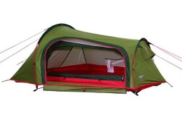 Namiot High Peak Sparrow 2 zielono-czerwony 2-osobowy