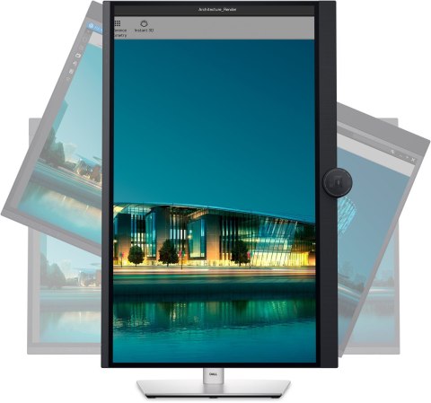 DELL UltraSharp U3224KBA LED display 80 cm (31.5") 6144 x 3456 px 6K Ultra HD LCD Czarny, Srebrny