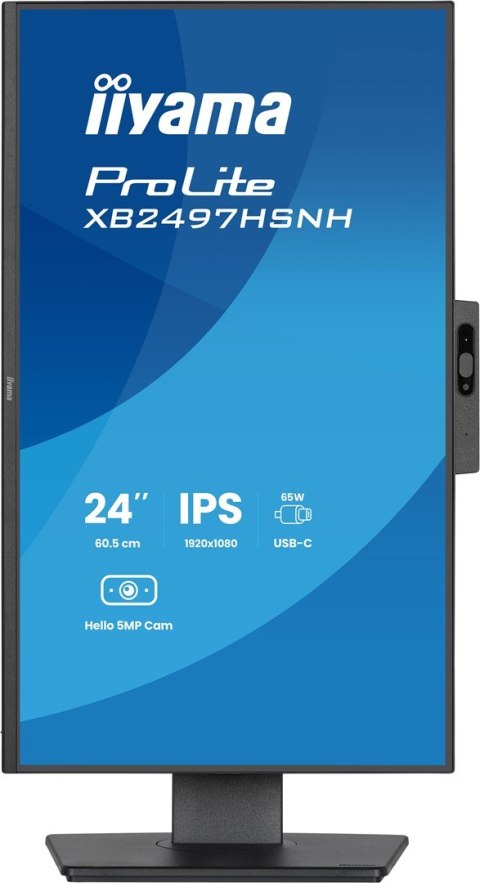 Iiyama ProLite XB2497HSNH-B1 24IN IPS LCD 4MS 1920X1080 350CD/M2 HDMI/DP/USB 2 monitor komputerowy 60,5 cm (23.8") 1920 x 1080 p