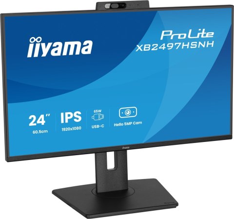 Iiyama ProLite XB2497HSNH-B1 24IN IPS LCD 4MS 1920X1080 350CD/M2 HDMI/DP/USB 2 monitor komputerowy 60,5 cm (23.8") 1920 x 1080 p