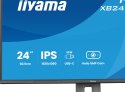 Iiyama ProLite XB2497HSNH-B1 24IN IPS LCD 4MS 1920X1080 350CD/M2 HDMI/DP/USB 2 monitor komputerowy 60,5 cm (23.8") 1920 x 1080 p