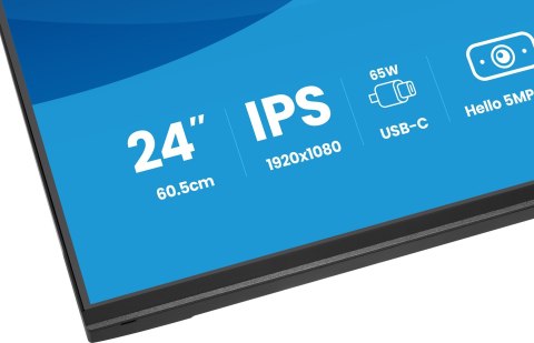 Iiyama ProLite XB2497HSNH-B1 24IN IPS LCD 4MS 1920X1080 350CD/M2 HDMI/DP/USB 2 monitor komputerowy 60,5 cm (23.8") 1920 x 1080 p