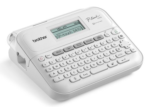 Brother PT-D410 drukarka etykiet Termotransferowy 180 x 180 DPI 20 mm/s Przewodowa TZe QWERTY