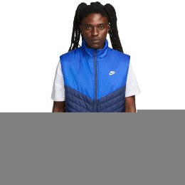 Kamizelka męska Nike Therma-FIT Windrunner niebieska FB8201 410 L