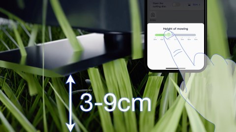 Robot koszący Ecovacs Goat A1600 LiDar Pro biały (1600m2)
