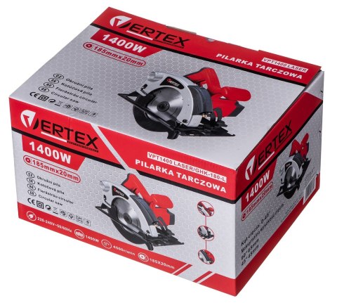 VERTEX PILARKA TARCZOWA 185mm/1400WLASER