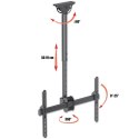 Techly ICA-CPLB 946S uchwyt do tablic informacyjnych 177,8 cm (70") Czarny
