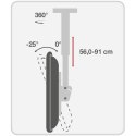 Techly ICA-CPLB 946S uchwyt do tablic informacyjnych 177,8 cm (70") Czarny