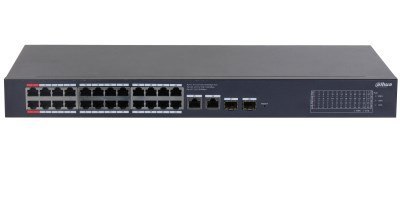 Dahua Technology CS4228-24GT-240 przełącznik sieciowy Zarządzany L2 Gigabit Ethernet (10/100/1000) Obsługa PoE Czarny