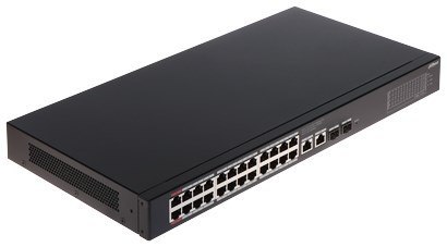 Dahua Technology CS4228-24GT-240 przełącznik sieciowy Zarządzany L2 Gigabit Ethernet (10/100/1000) Obsługa PoE Czarny