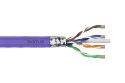 Digitus Kabel instalacyjny kat.6, F/UTP, B2ca, AWG 23/1, LSOH, 500m, fioletowy, szpula