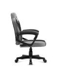 Fotel gamingowy dla dziecka Huzaro HZ-Ranger 1.0 Grey Mesh, szaro-czarny
