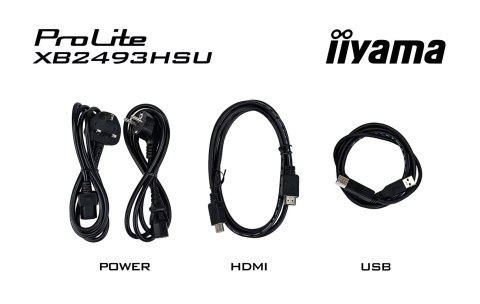 Iiyama ProLite XB2493HSU-B1 monitor komputerowy 60,5 cm (23.8") 1920 x 1080 px Full HD LED Czarny