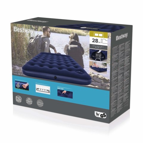 Bestway 67226 / 24 dmuchany materac Podwójny materac Niebieski