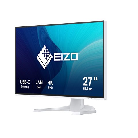 Monitor EIZO FlexScan EV2740X-WT - 68,6 cm (27") - 3840 x 2160 pikseli - 4K Ultra HD - LCD - 5 ms - Biały