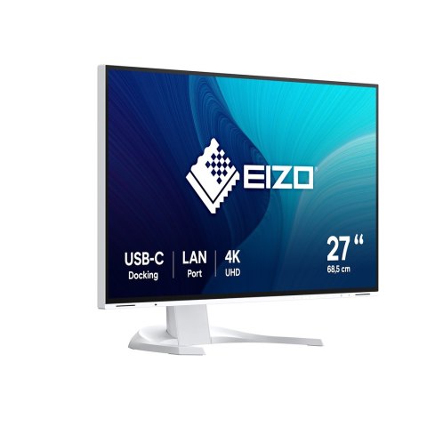 Monitor EIZO FlexScan EV2740X-WT - 68,6 cm (27") - 3840 x 2160 pikseli - 4K Ultra HD - LCD - 5 ms - Biały
