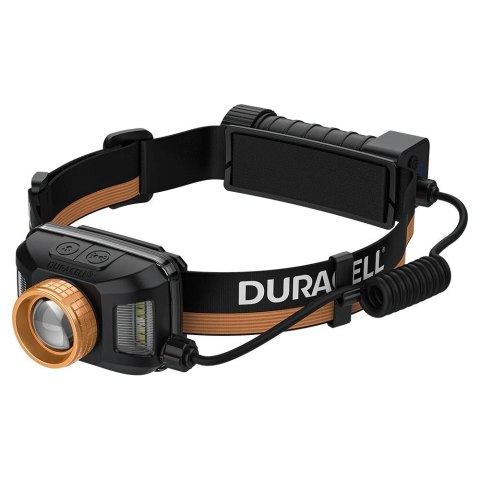 Duracell DH1500R Latarka czołowa Czarny, Pomarańczowy
