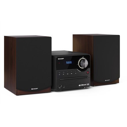 Sharp XL-B517D System micro domowego audio 45 W Brązowy