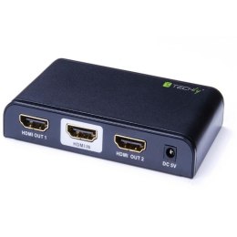 Techly IDATA HDMI2-4K2 rozgałęziacz telewizyjny HDMI 2x HDMI