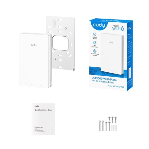 Acces Point Cudy AP3000 Wall WLAN AX3000 WiFi 6