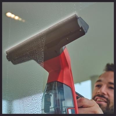 Einhell BRILLIANTO elektryczny system do czyszczenia szyb 0,3 l Czarny, Czerwony