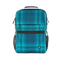 Plecak HP Campus XL do notebooka 16" 7J594AA Niebiesko-Turkusowa krata