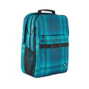 Plecak HP Campus XL do notebooka 16" 7J594AA Niebiesko-Turkusowa krata