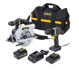 Zestaw narzędzi TOOL SET CD-B0A18+CS-L1118 18V 2+4AH