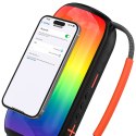 Głośnik bezprzewodowy podświetlany z uchwytem RGB Bluetooth - czarny