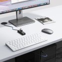 HUB rozdzielacz 4-portowy USB-A - USB-A RJ45 2.5G Ethernet 0.5 m - czarny
