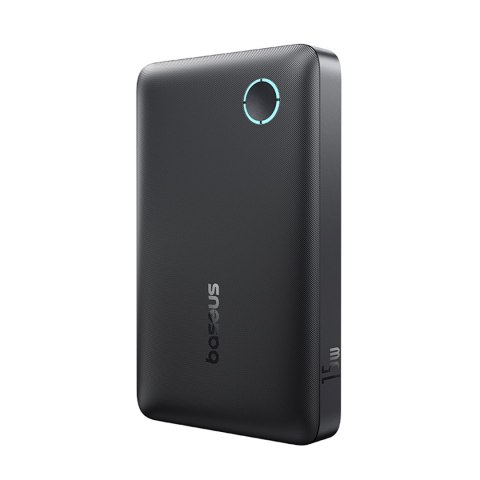 Powerbank 10000mAh 15W EnerFill FP11 z kablem USB-C 20V 3A 30cm - czarny