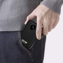 Powerbank 20000mAh USB-C USB-A z wbudowanymi kablami iPhone Lightning USB-C - czarny